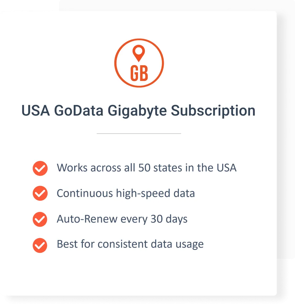 1 year of USA Data plus a FREE Hotspot