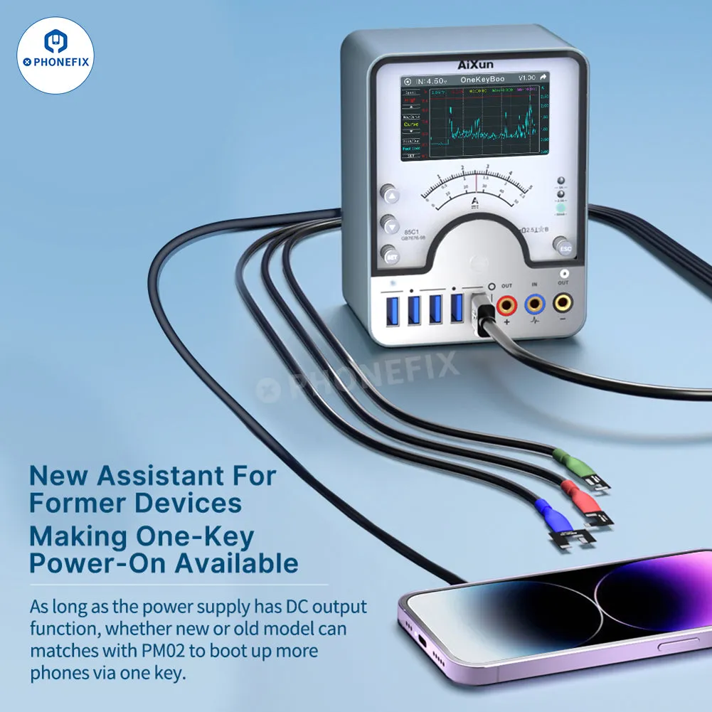 AiXun PM02 Smart DC Power Supply Partner For iPhone Android