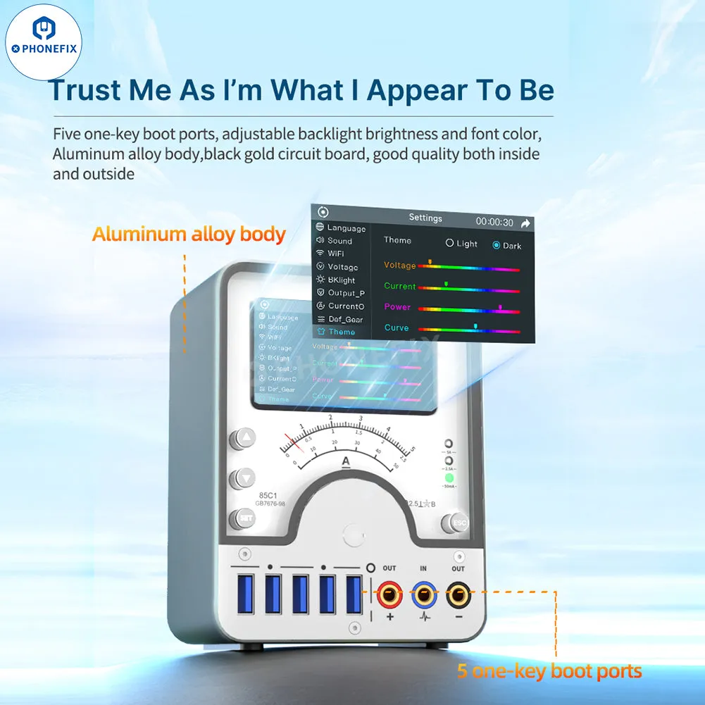 AiXun PM02 Smart DC Power Supply Partner For iPhone Android