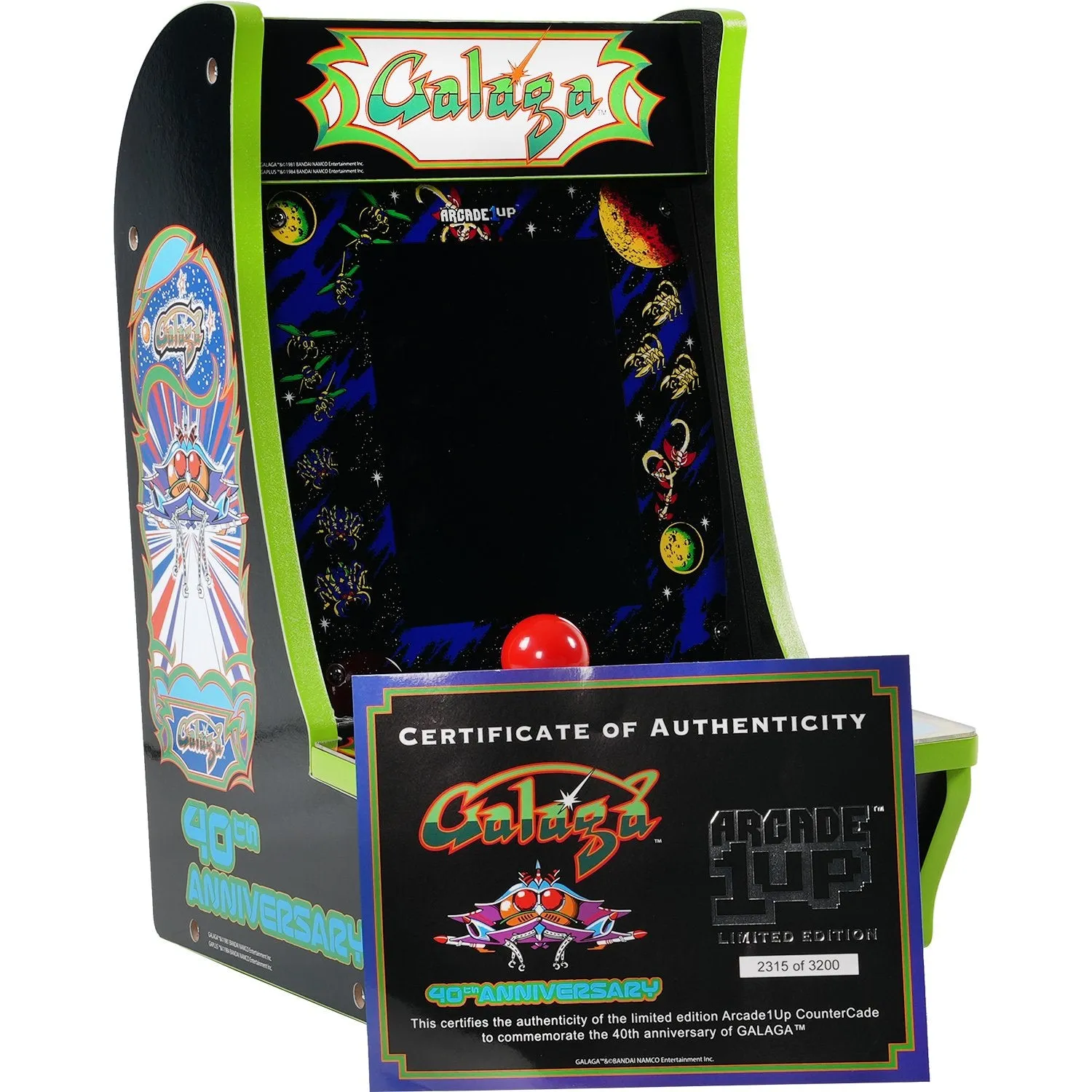 Arcade1UP Galaga   Gaplus Counter-Cade 40th Anniversary Edition
