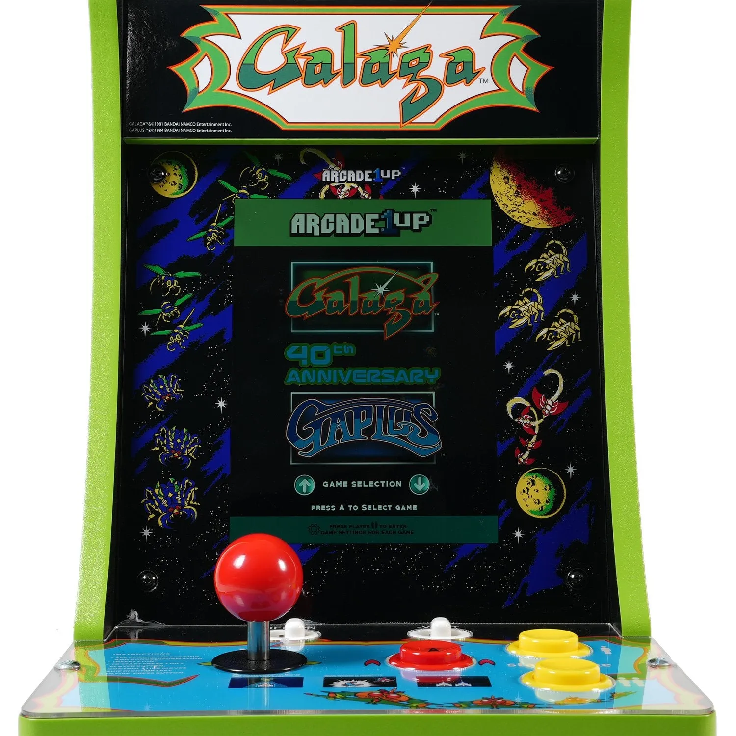 Arcade1UP Galaga   Gaplus Counter-Cade 40th Anniversary Edition
