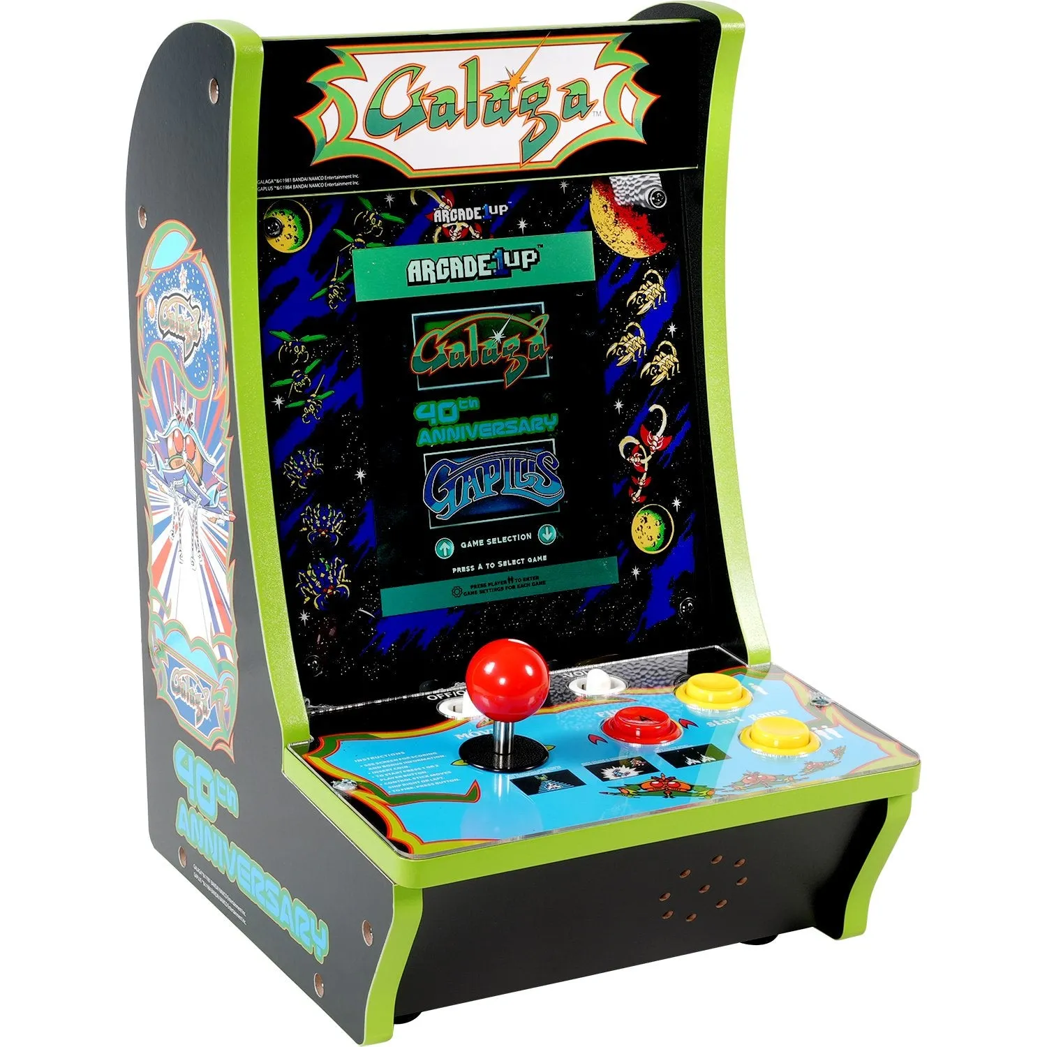 Arcade1UP Galaga   Gaplus Counter-Cade 40th Anniversary Edition