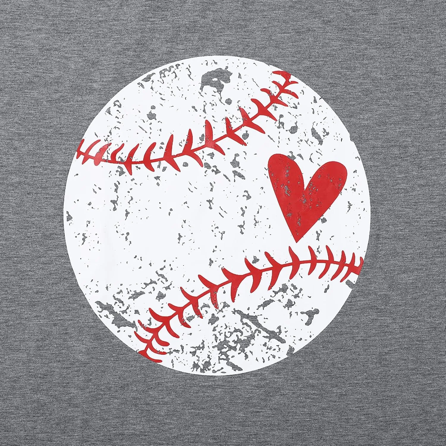 Baseball Shirt Women Baseball Heart Tee Shirts Baseball Mom Tshirt Game Day Casual Crew Neck Short Sleeve Tops
