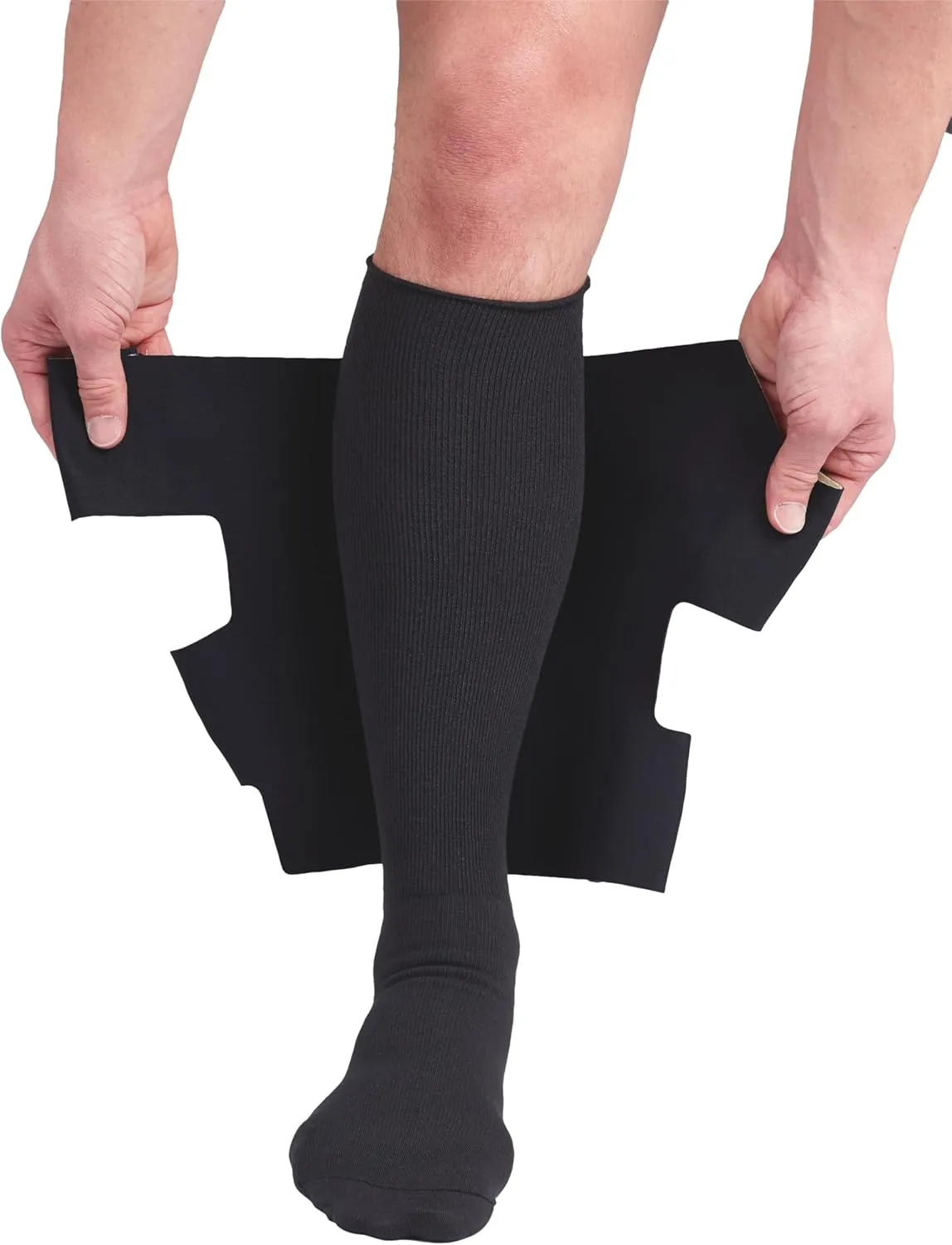 CircAid Juxtalite Lower Leg System  Easy to Use Adjustable Compression Level Garment for Men & Women, Leg Circulation, Compatible with Elastic Stockings, X-Large (Full Calf)/ Long