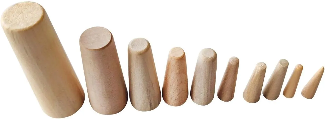Emergency Stopgap Assorted Wood Plugs, Set of 10