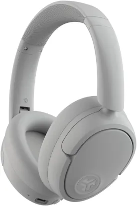 JLab JBuds Lux ANC Wireless Headphones, Cloud White, Hybrid Active Noise Cancelling, Customizable Sound, Spatial Audio Compatible, Premium Over-Ear Bluetooth Headset