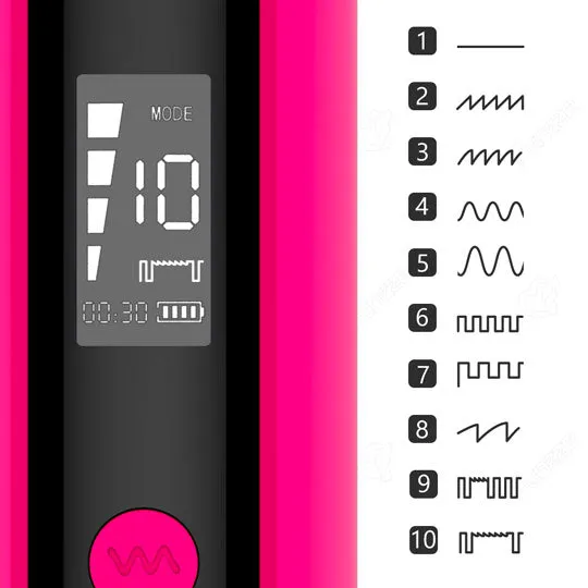 LED Display Wand Massager