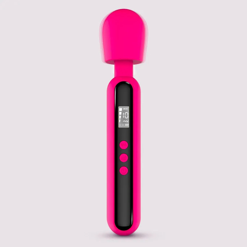 LED Display Wand Massager