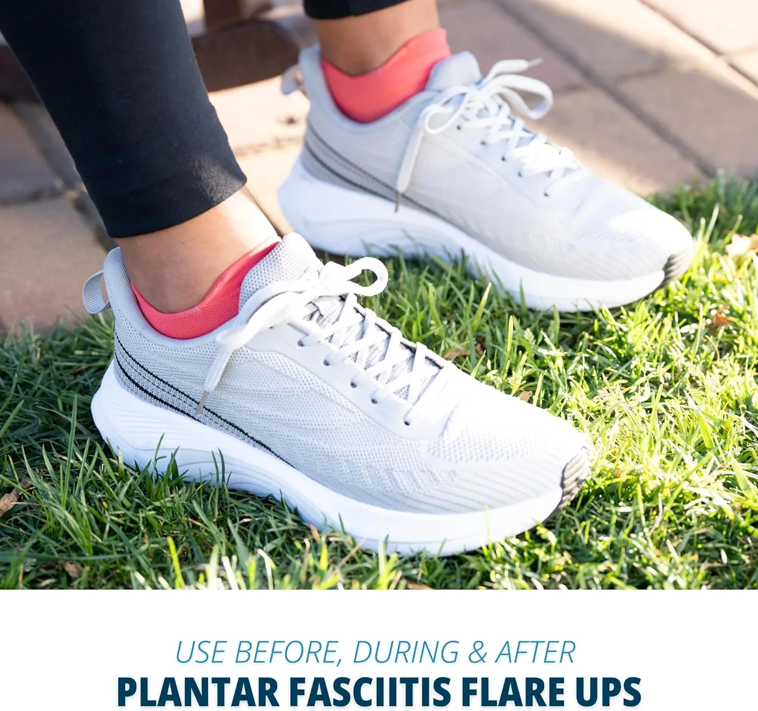 OS1st FS4 Plantar Fasciitis No Show Socks relives plantar fasciitis, heel/arch pain and improves circulation