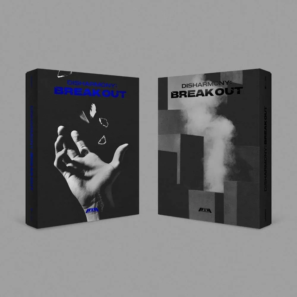 P1Harmony Disharmony : Break Out 2nd Mini Album Random Version CD 1p Folding Poster On Pack 88p Booklet 1p Standing PhotoCard 1p Logo Tag 1p Selfie Tracking Kpop Sealed