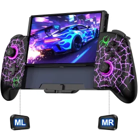 Switch Controllers, Wireless Switch Pro Controller Replacement for Nintendo Switch Controller/OLED, Hall Effect One-Piece Joypad Controller with Programmable/Dual Vibration/TURBO/Wakeup