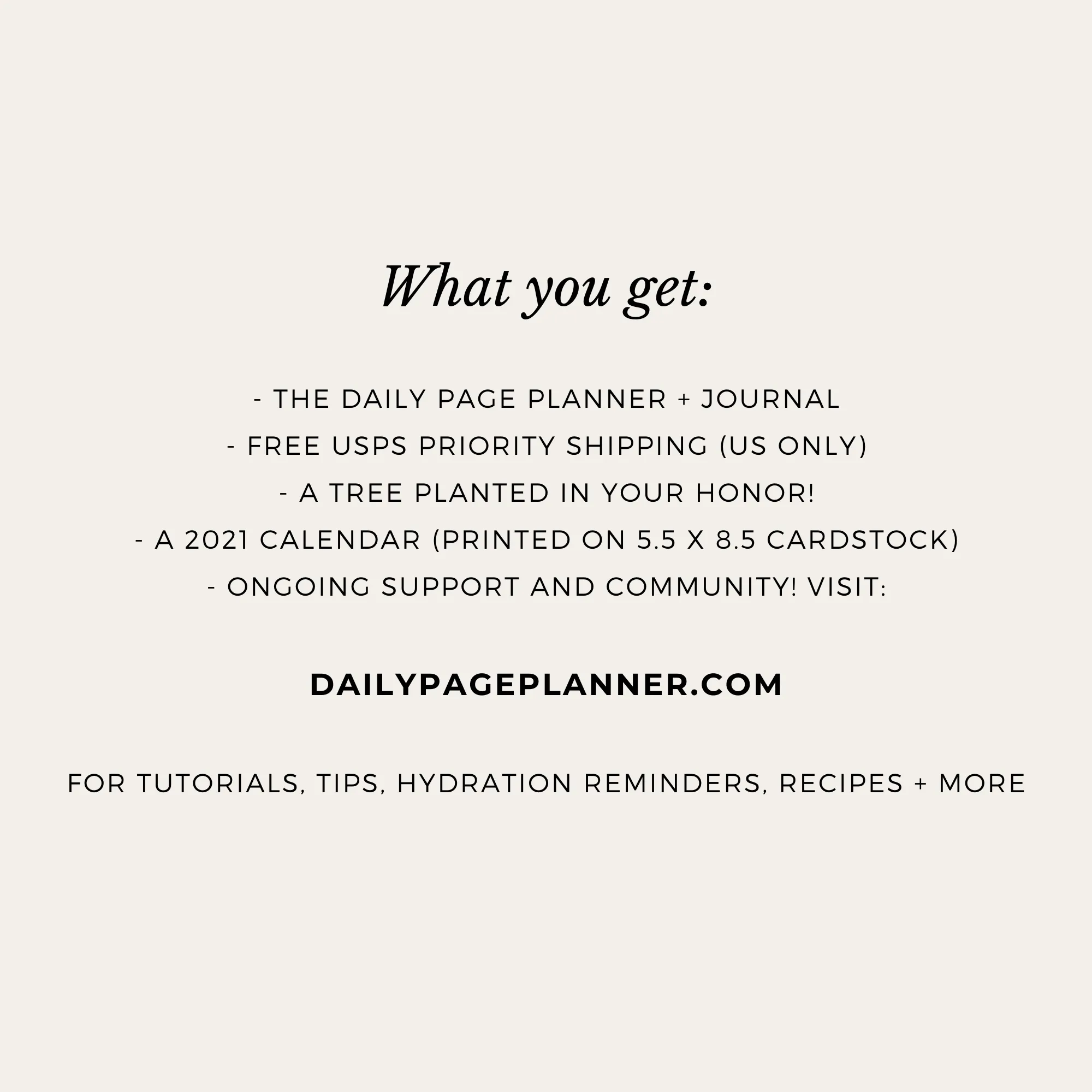 The Monthly Page