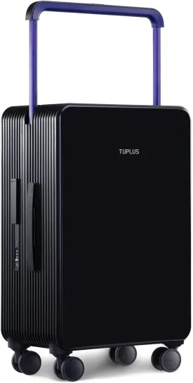TUPLUS Suitcase ABS Hard Shell Luggage with 4 Spinner Wheels Hold Check in Travel Case, Balance Series