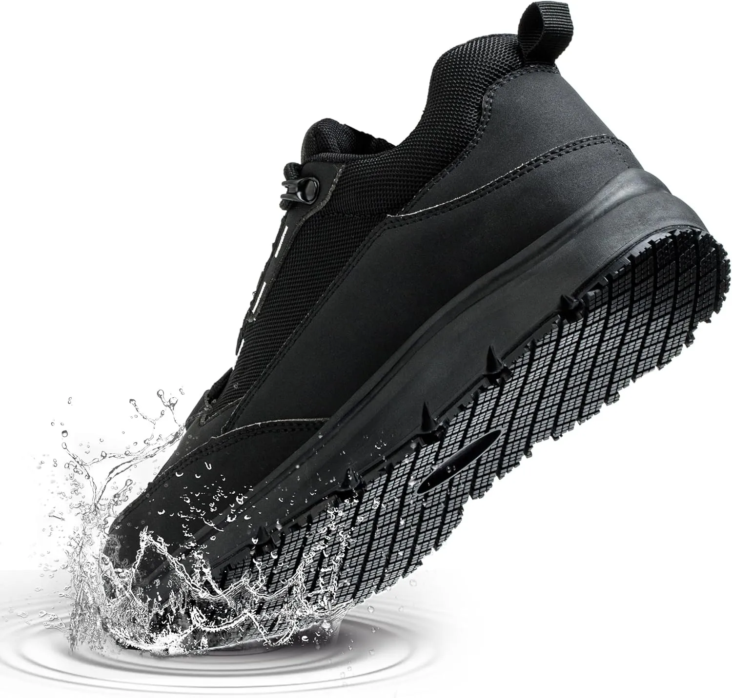 ulogu Steel Toe Shoes for Men WomenWaterproof Lightweight Roofing ShoeSafety Industrial Work Sneakers