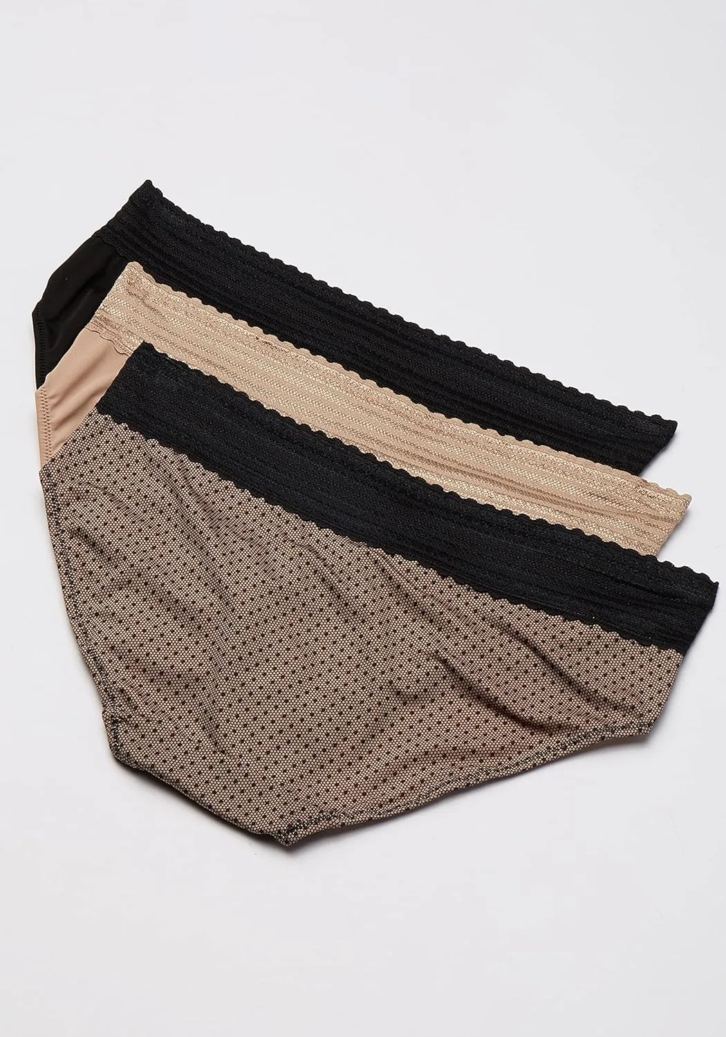 Warner's womens Blissful Benefits No Muffin 3 Pack Hipster Panties